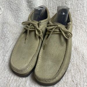 Clarks Originals Chukka Men's Casual Suede Khaki Shoes SZ11